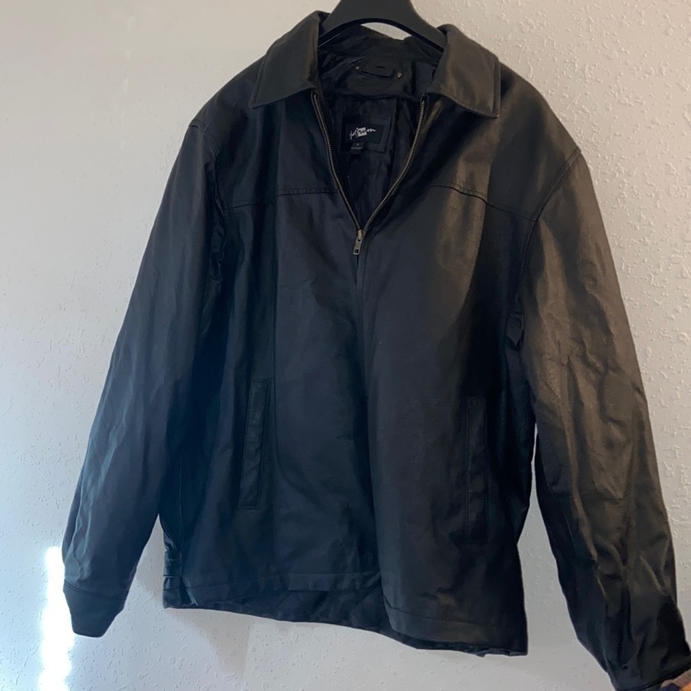 Men’s size xl genuine, leather Jafrum riding jacket P3